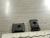 Kiinnitysklipsi, 10mm, musta, 1kpl