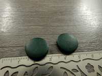 Puuhelmi, 15mm, tummanvihreä, 1kpl