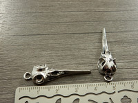 Kalloriipus,  37x11mm, kromi, 1kpl