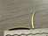 Metallihelmi kaareva putki, 25x2mm, kulta, 10kpl