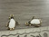 Pingviiniriipus, 23x17mm, musta-valkoinen, 1kpl