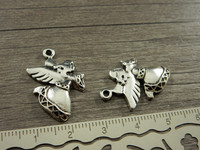 Enkeliriipus, 25x19mm, kromi, 1kpl
