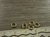 Välirengas, 5x0.7mm, avattava, rst vaaleakulta, 10kpl