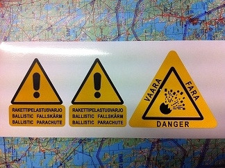 SIL ultrakevyen lentokoneen rakettivaroitustarrat