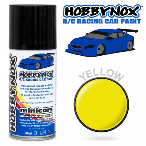 Yellow R/C Racing Car Spray Paint 150 ml (HN1300)