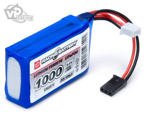 Vapex vastaanotinakku 1000mAh, LiFePo4, 6.6V (LF93572)
