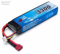 LiPo 3300mAh 3S 11,1V 25C (T-liitin) (LP033FD)