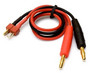 Latausjohto T-liitin / 4mm banaani (B9703)