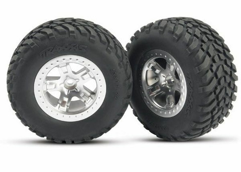 Rengas vanteella SCT/SCT 4WD/2WD taakse (2kpl) (5873)