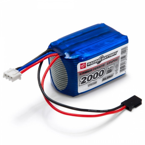 Vastaanotinakku 2000mAh, LiFePo4, 6.6V