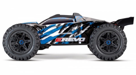E-REVO Brushless 4WD TQi TSM Sininen (ei sis. laturia/akkua) (86086-4BLU)
