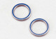Ball bearing rubber (blue) sealed (20x27x4mm) (2) (5182)