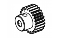 Motor gear 22Z. 48DP Tiger BL 3,17mm