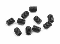 Kuusiokanta lukkoruuvi M4x4mm, 10 kpl