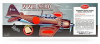Mitsubishi WWII Zero model kit - Laser Cut
