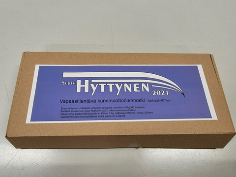 SUPER Hyttynen 2021, Kumimoottorilennokki, Rakennussarja, Laser