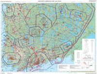 Southern Finland, 21 APR 2022, VFR-ilmailukartta
