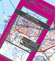 Viro VFR-ilmailukartta ICAO 1:500 000, 24.3.2022