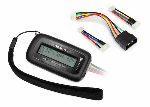LiPo jännitemittari adapterijohdoilla (2968X)