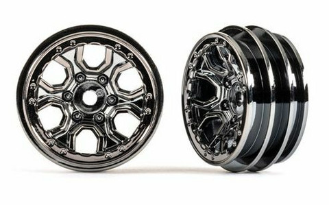 TRX4M Wheels Spider Black Chrome 1.0