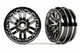 TRX4M Wheels 12-Spoke Black Chrome 1.0