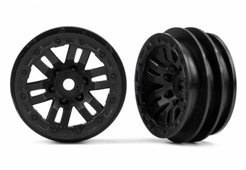 TRX4M Wheels 12-Spoke Black 1.0
