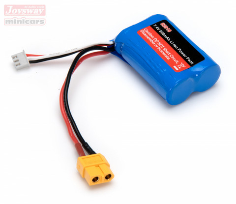 Li-Ion akku 2S 7,4V 800mAh (8206 & 8208) (XT-60)