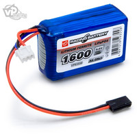 Vapex vastaanotinakku 1600mAh, LiFePo4, 6.6V (vp93558)