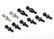 LaTrax Pivot Balls, Black (6), long (2), Silver (2) (7540X)