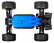 Sledge 1/8 Truck 6S, oranssi (95076-4-OR)