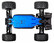 Sledge 1/8 Truck 6S, sininen (95076-4-BLUE)