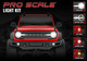 TRX4M LED Lights Front and Rear Kit Complete TRX-4M Bronco (9783)