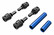 TRX4M Driveshafts Center Steel/Alu Set Complete Blue (9751-BLUE)