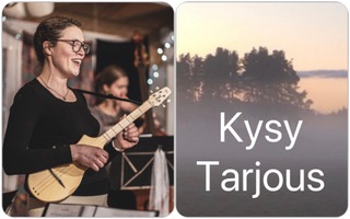 Kysy tarjous! Klikkaa kuvaketta. Kuvassa Outi Vinkki ja Liisa Rasinkangas, Iltamat Iittalassa ja maisemia Taljalasta, Iittala Village.