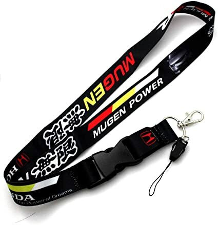 Honda Mugen Power avainnauha, musta/ värikäs