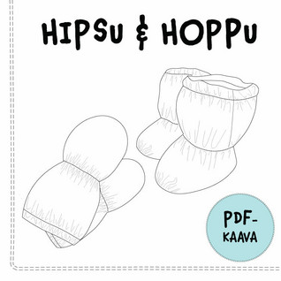 PDF-kaava, Vauvan tumput ja töppöset Hipsu ja Hoppu 0-10 kk