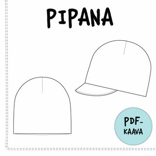 PDF-kaava, Pipana pipo ja lippapipo 40-59cm