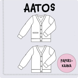 Paperikaava, Aatos collegetakki 86-140cm