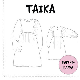 Paperikaava, TAIKA mekko 92-140 cm