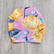 Rusettiturbaani, Pionit, Pink/yellow