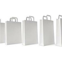 Paperikassi valkoinen 40x17x32 cm 200kpl/ltk