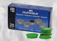 Magneetti 21 mm vihreä 4702/05 20 kpl/paketti
