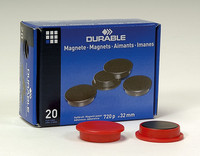 Magneetti 32 mm punainen 4753/03 20 kpl/paketti