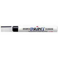 Maalikynä Zebra Paint Marker 2 mm musta 10kpl
