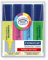 Staedtler Textsurfer 364 korostuskynä viisto 1-5mm värilajitelma, 1 kpl=4kynää