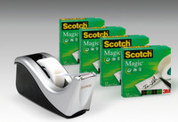 4rullaa Scotch magic 810 + C60 musta/harmaa