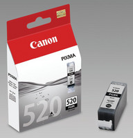 Canon PGI-520BK Mustesuihkupatruuna musta