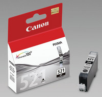Canon CLI-521BK Mustesuihkupatruuna musta