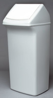 Jäteastia heilurikannella 40L harmaa/valkoinen