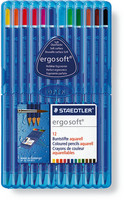 Akvarellikynä Staedtler Ergosoft 12 väriä